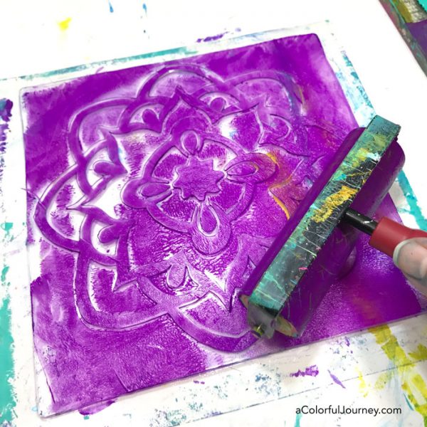 BASICS: Using Gel Press with Acrylic Paints 