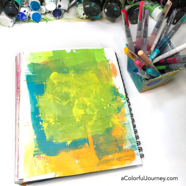 Trying Out Jane Davenport's Mixed Media Supplies - Carolyn Dube