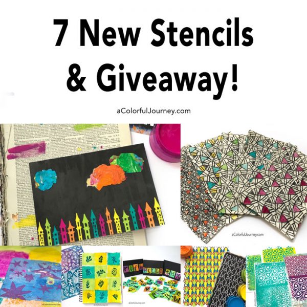 7 New stencils and a giveaway!