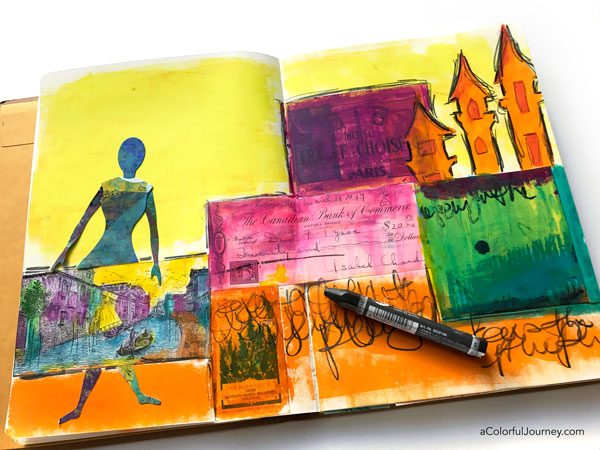 Art Journaling with Felt - Carolyn Dube