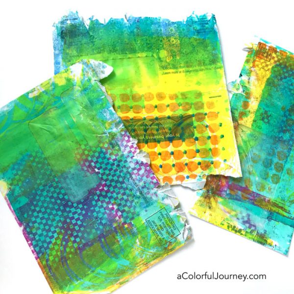 The DOs and DON'Ts of Gel Printing video by Carolyn Dube