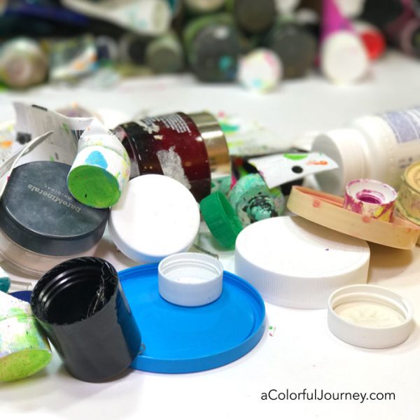 Recycling Caps and Lids into a Gel Printing Tool - Carolyn Dube