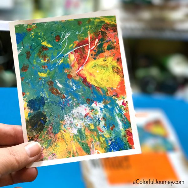 How I Use a Free Spark of Art-spiration to make an art journal page tutorial by Carolyn Dube