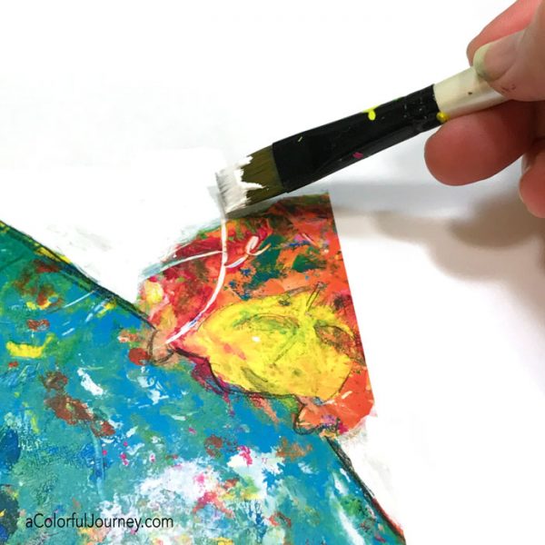How I Use a Free Spark of Art-spiration to make an art journal page tutorial by Carolyn Dube