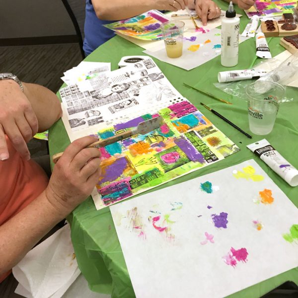 Sneaky Art Journaling Workshop with Carolyn Dube