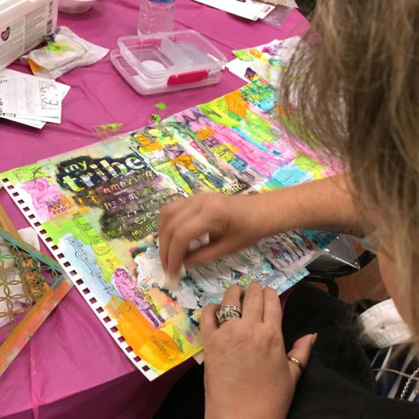 Sneaky Art Journaling Workshop with Carolyn Dube