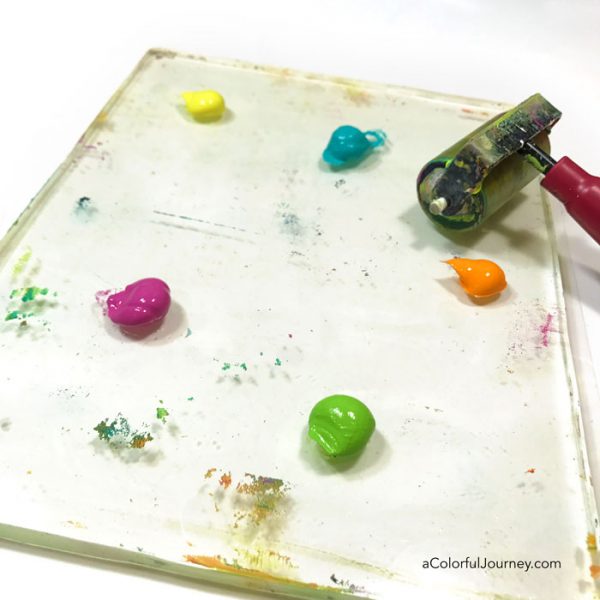 A Colorful Workshop: Gelli Printing - Carolyn Dube