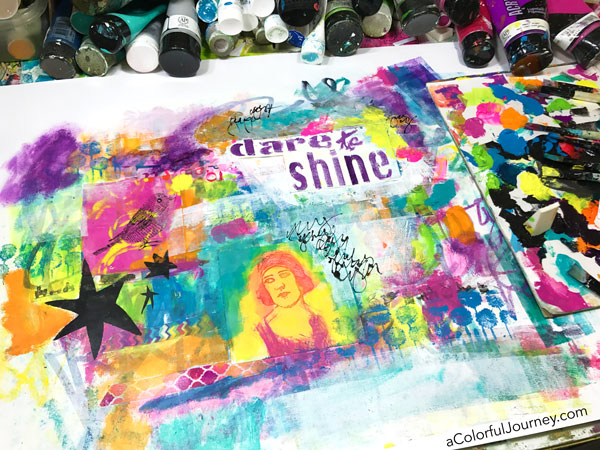 A Colorful Workshop: Gelli Printing - Carolyn Dube