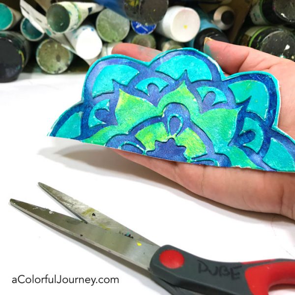 Can You Put Modeling Paste on an Impressable Gel Plate? You Bet! Video by Carolyn Dube