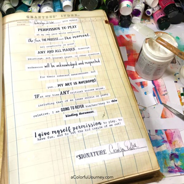 Making Your Own Lined Journaling Paper - Carolyn Dube