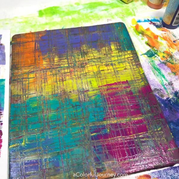 A Colorful Workshop: Gelli Printing - Carolyn Dube