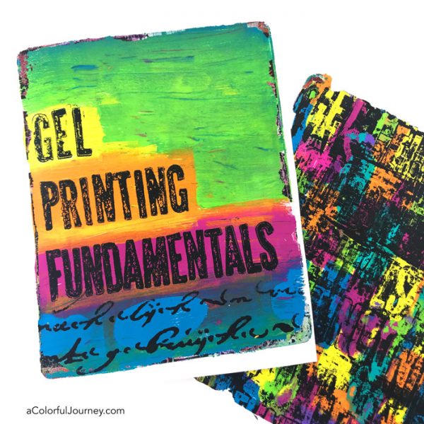 The DOs and DON'Ts of Gel Printing - Carolyn Dube