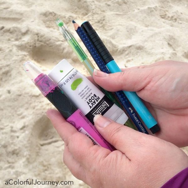 How to Decide What Art Supplies to Take on a Trip - Carolyn Dube