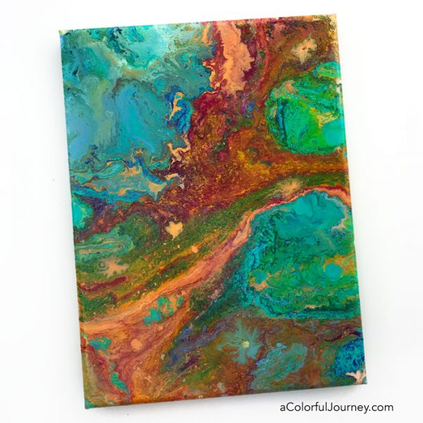 Paint Pouring For the First Time - Carolyn Dube