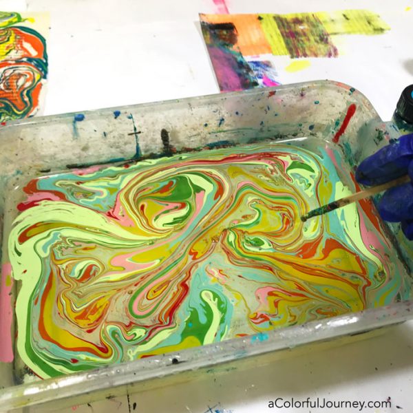 Marbling paint coverage and consistency problems. Any help/ideas? : r/ watermarbling