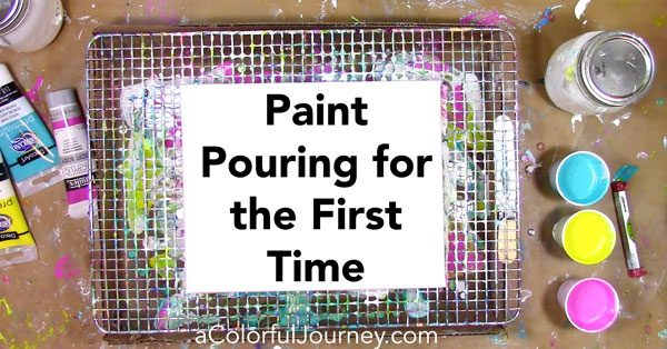 Paint Over An Old Canvas With A DIY Acrylic Pour Art: Easy Steps