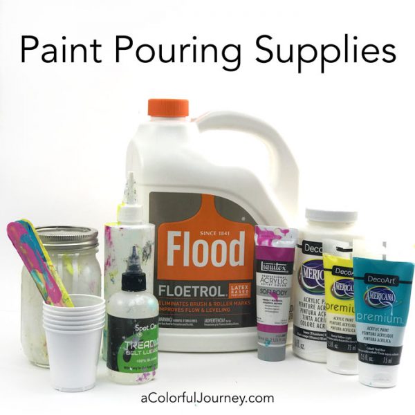 Paint Pouring For the First Time - Carolyn Dube
