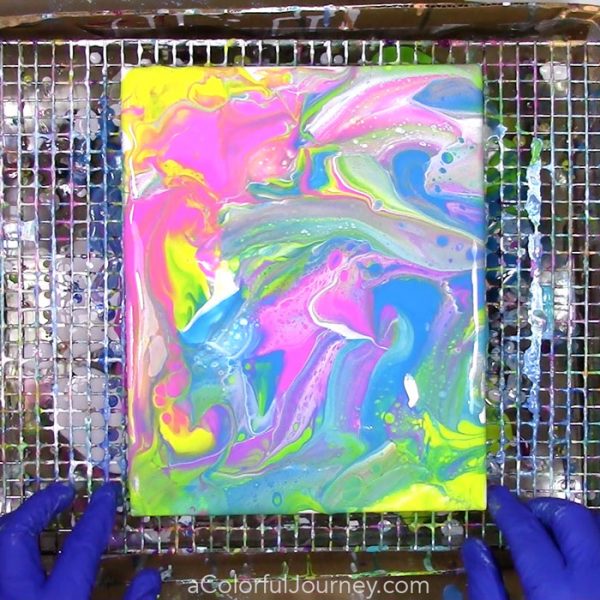 Paint Pouring Palooza in person workshop - Carolyn Dube