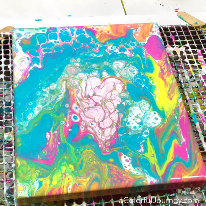 Paint Pouring For the First Time - Carolyn Dube
