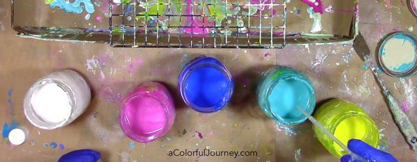 Paint Pouring Palooza in person workshop - Carolyn Dube