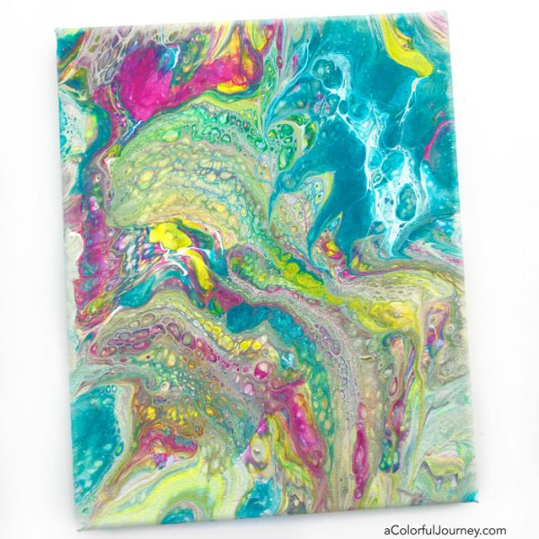 Paint Pouring Palooza in person workshop - Carolyn Dube