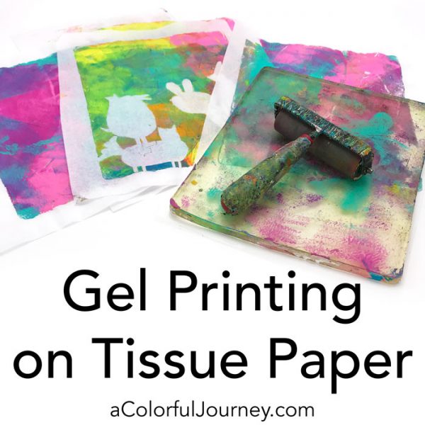 How TO Make Gel Press Prints For Cards • Notable Ink