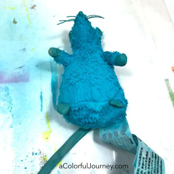 What Happens When You Add Colorful Spray to White IKEA Stuffed Animals?  FUN! - Carolyn Dube