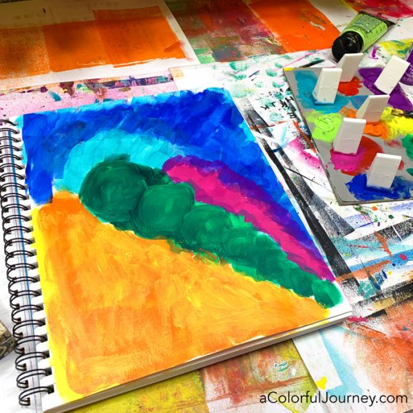 Can You Use Acrylic Gouache on a Gel Plate? - Carolyn Dube