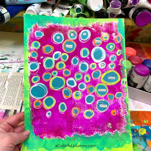 Can You Use Acrylic Gouache on a Gel Plate? - Carolyn Dube