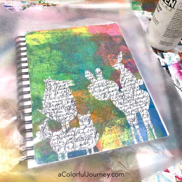 How to Gel Print on Tissue Paper - Carolyn Dube