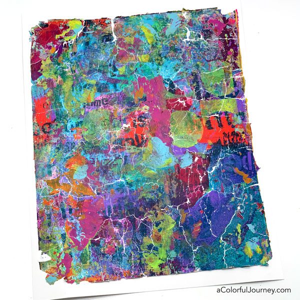 A Colorful Workshop: Gelli Printing - Carolyn Dube