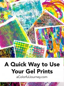 Quick Way to Use Your Gel Prints with a Stencil Mask thumbnail