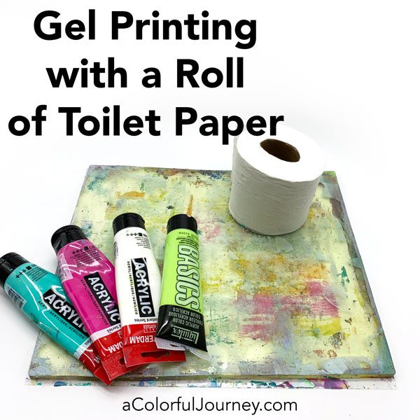 Printing on Tissue and Parchment Paper with Gelli Arts®