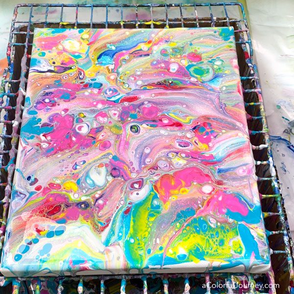 Paint Pouring For the First Time - Carolyn Dube