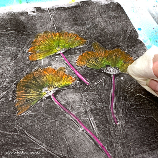 Botanical Printing on a Gel Plate - Botanicals - Nantucket