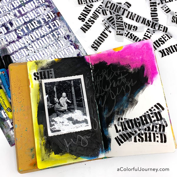 How to Gel Print on Tissue Paper - Carolyn Dube