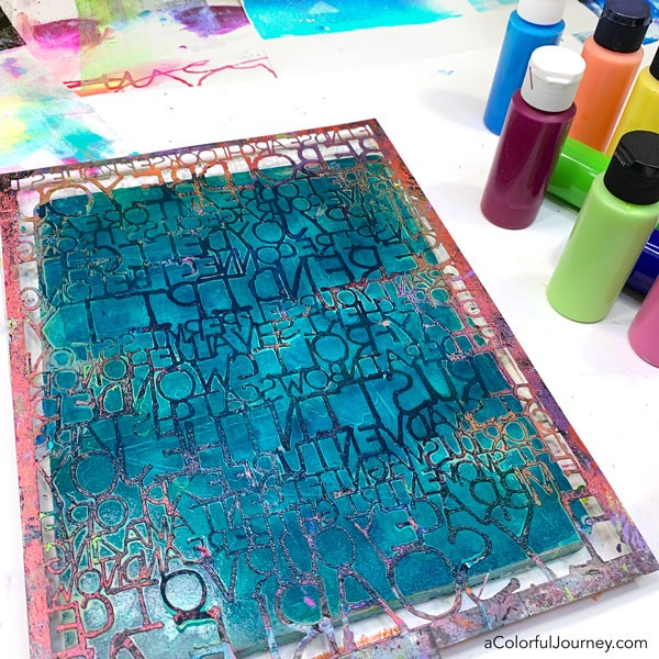 Can You Use Fabric on the Gelli Plate? YES!
