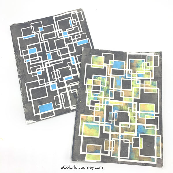 New Stencil Collection- Overlapping Shapes! - Carolyn Dube
