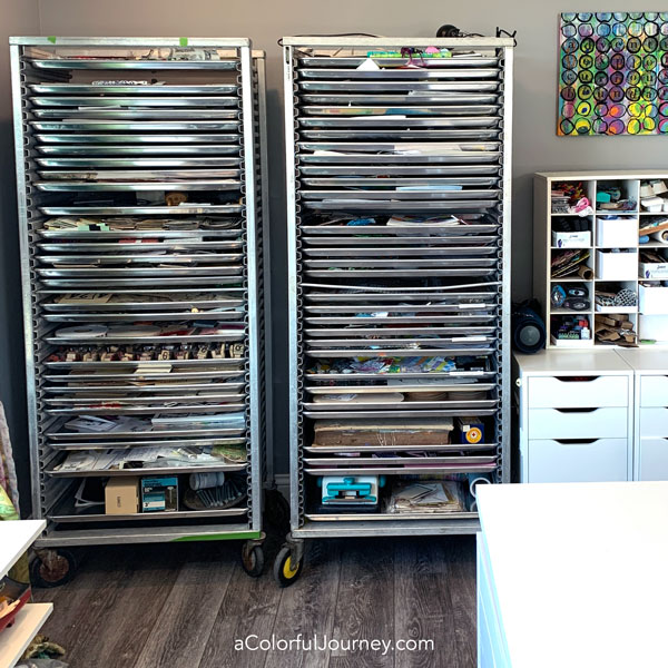 bakers-rack-art-studio-storage-2-carolyn-dube - Carolyn Dube