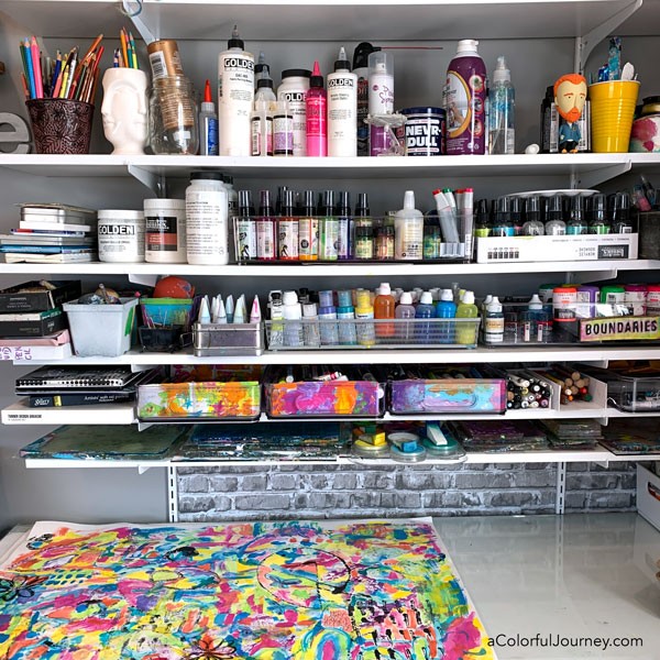 Helpful Tips for Organizing Your Art Studio