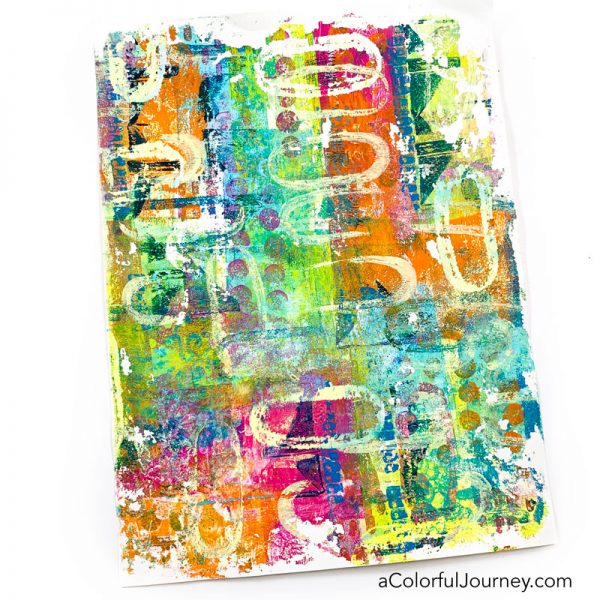 A Colorful Workshop: Gelli Printing - Carolyn Dube