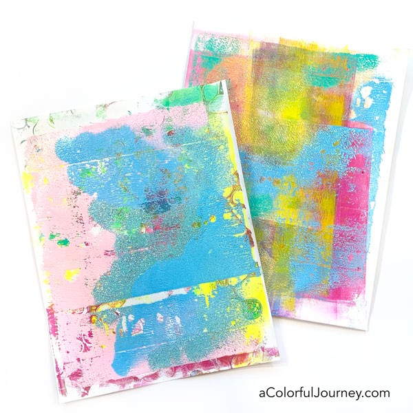 Sometimes bad gel - Gelli Arts - Gel Printing Plate