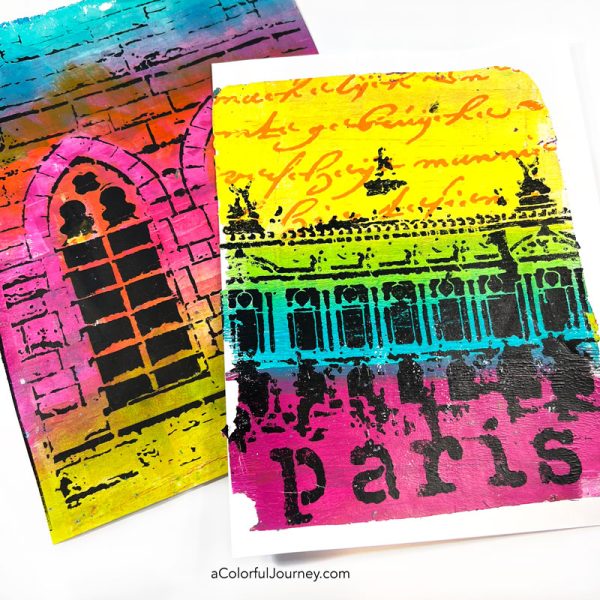 Gel Printing FUNdamentals - Carolyn Dube