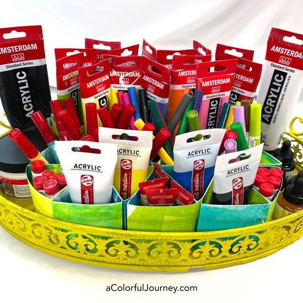 Creating an art supply caddy 