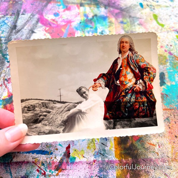 Image Transfer ON Vintage Photos with InkAid - Carolyn Dube