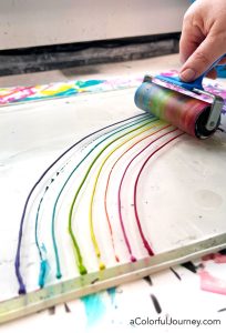Making Rainbows on a Gel Plate thumbnail