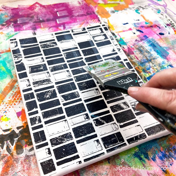 Adding an Image Transfer to a Gel Print - Carolyn Dube