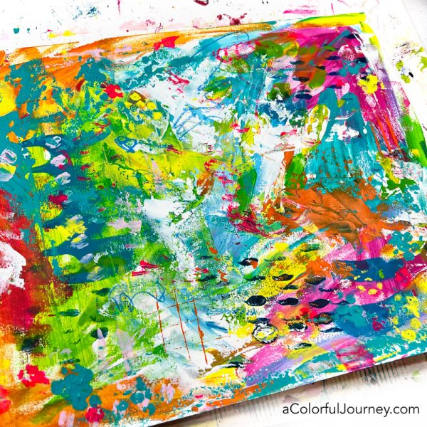 Bedazzling a Canvas and Using Up a Hoarded Supply - Carolyn Dube