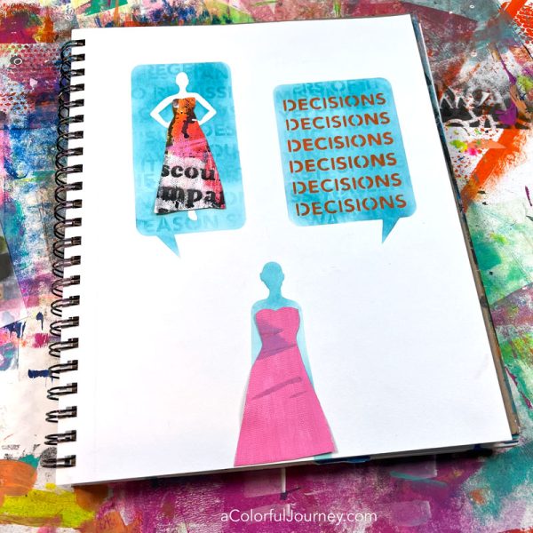 New Stencils! Random Thoughts Collection - Carolyn Dube