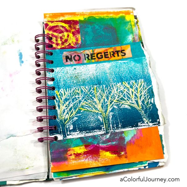 Using Washi Tape in My Art Journal - Carolyn Dube